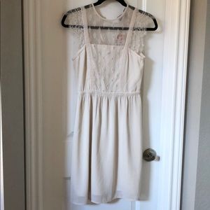 Laced Cream Dress